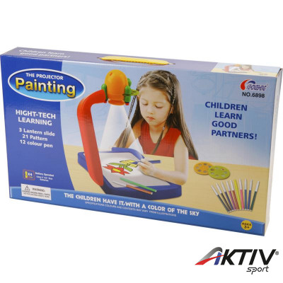 Rajzoló készlet kivetítővel