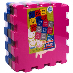 Állatfigurák habszivacs 9 darabos puzzle 32x32 cm Játék Regio