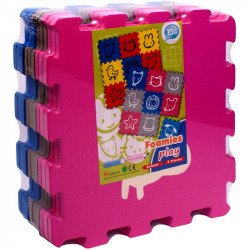 Állatfigurák habszivacs 9 darabos puzzle 32x32 cm Játék Regio