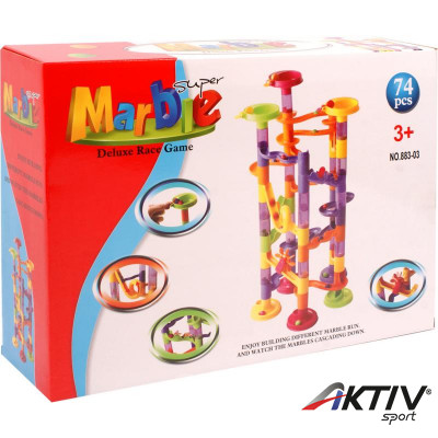 Marble 74 darabos műanyag golyópálya