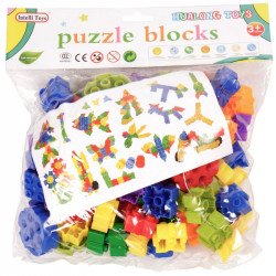 Műanyag építőjáték 500 g Építőelemek