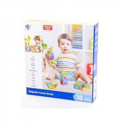 Mágneses építőjáték 18 db Játék Regio