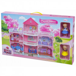 Emeletes babaház 73x34x57 cm Játék Regio