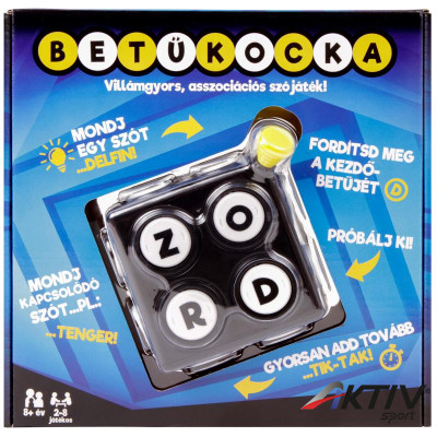 Betűkocka társasjáték