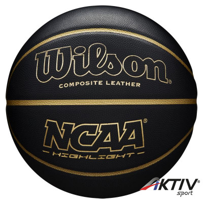 Kosárlabda Wilson NCAA Highlight 7-es méret fekete-arany