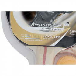 Ping-pong szett Donic Appelgren Line 300 fa nyél piros csíkkal