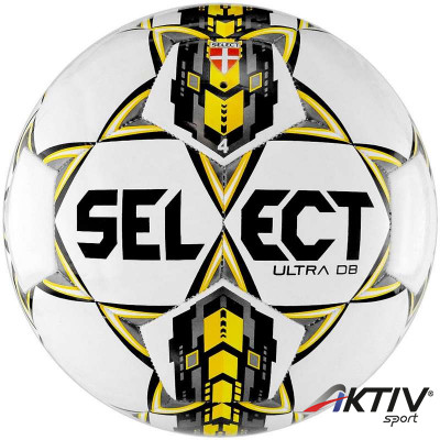 Futball labda Select Ultra DB fehér-sárga méret: 5