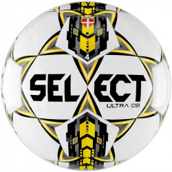 Futball labda Select Ultra DB fehér-sárga méret: 5 Sportszer Select