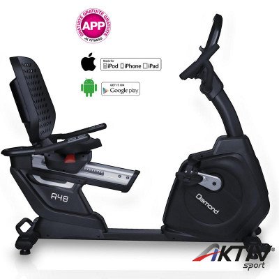 Háttámlás szobakerékpár JK Fitness Diamond R48