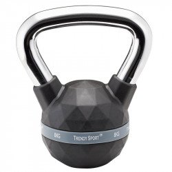 Kettlebell Trendy Premium fekete-króm 8 kg Fitness Trendy