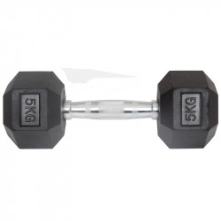 Hatszögletű gumírozott kézisúlyzó szett 1-10 kg