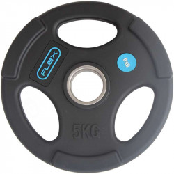 Gumírozott súlytárcsa markolattal Flex 5 kg 51 mm Fitness