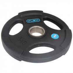 Gumírozott súlytárcsa markolattal Flex 5 kg 51 mm