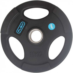 Gumírozott súlytárcsa markolattal Flex 10 kg 51 mm Fitness