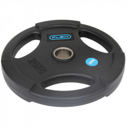 Gumírozott súlytárcsa markolattal Flex 20 kg 51 mm