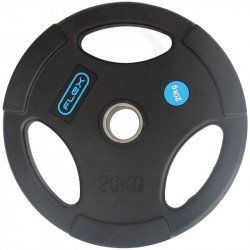 Gumírozott súlytárcsa markolattal Flex 20 kg 51 mm Fitness
