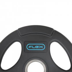 Gumírozott súlytárcsa markolattal Flex 25 kg 51 mm