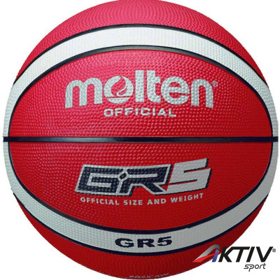 Kosárlabda Molten GR5 piros-fehér