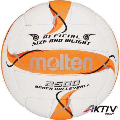 Strandröplabda Molten BV2500-FOR fehér-narancssárga