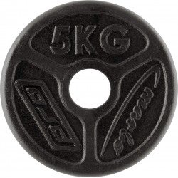 Vas súlytárcsa 51 mm 5 kg Fitness