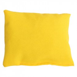 Babzsák sárga téglalap 13x11 cm Sportszer Aktivsport