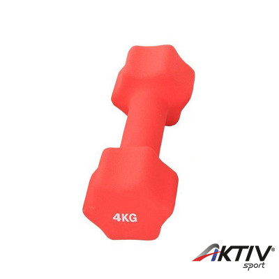 Súlyzó hatszögletű neoprén 2x4 kg