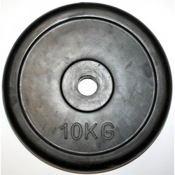Súlytárcsa Robust gumírozott 10 kg 31 mm Fitness Robust