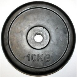 Súlytárcsa Robust gumírozott 10 kg 31 mm Fitness Robust