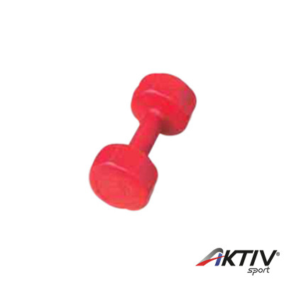 Súlyzó hatszögletű műanyag 2x2 kg