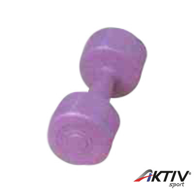 Súlyzó hatszögletű műanyag 2x3 kg