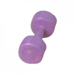 Súlyzó hatszögletű műanyag 2x3 kg Fitness