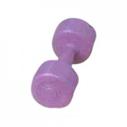 Súlyzó hatszögletű műanyag 2x3 kg Fitness