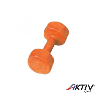 Súlyzó hatszögletű műanyag 2x4 kg