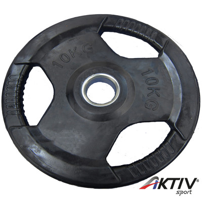 Súlytárcsa gumírozott Design 10 kg 51 mm