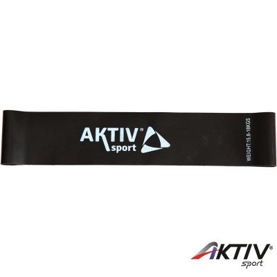 Mini band erősítő szalag 2.0 Aktivsport extra erős fekete