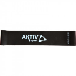 Mini band erősítő szalag 2.0 Aktivsport extra erős fekete Mini band Aktivsport