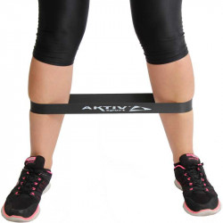 Mini band erősítő szalag 2.0 Aktivsport extra erős fekete