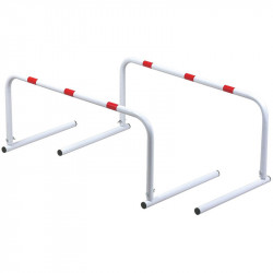 Szépséghibás mini gát fém 100 cm-es (60-70-80-90 cm állítható magasság) Sportszer Olasz Sportháló