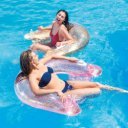 Fotelmatrac Intex glitteres pink