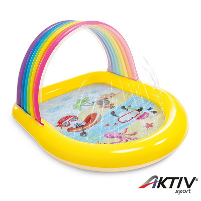 Gyerek medence Intex szivárványos