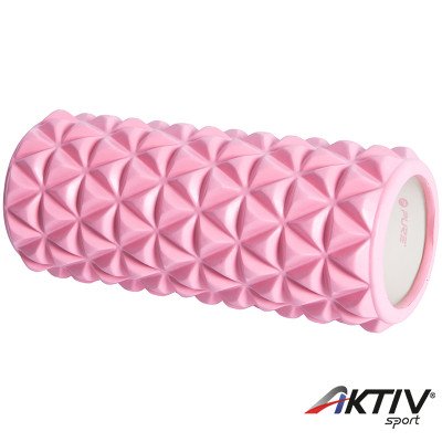 Masszázs henger Pure2Improve 14x33 cm pink