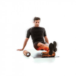 Masszázs henger és tornaszőnyeg 66fit Pyramid Roller 13,5x60 cm