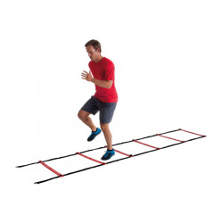 Koordinációs létra Pure2Improve PRO 450 cm piros-fekete