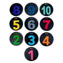 Jelölőkorong számozott 10 db-os szett Sportszer Pure2Improve