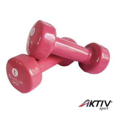 Kézisúlyzó Sveltus vinyl borítással 2x2 kg