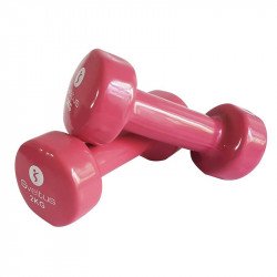 Kézisúlyzó Sveltus vinyl borítással 2x2 kg Fitness Sveltus