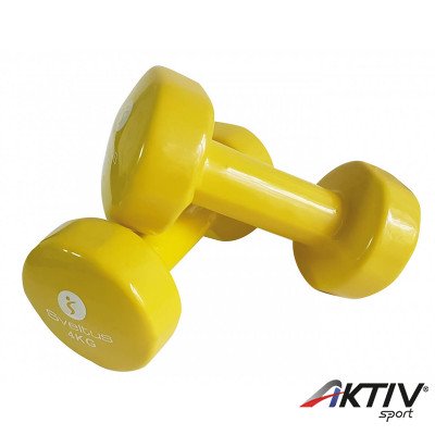 Kézisúlyzó Sveltus vinyl borítással 2x4 kg