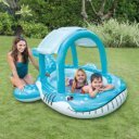 Bálna naptetős pancsoló Intex