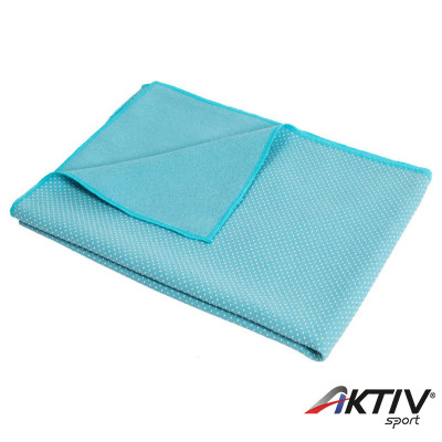 Jóga törölköző Pure2Improve 170x60 cm türkíz