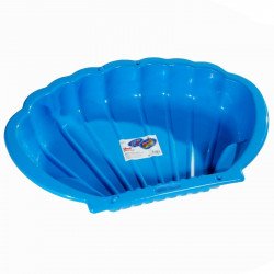 Kagyló formájú homokozó és medence kék Játék Dorex